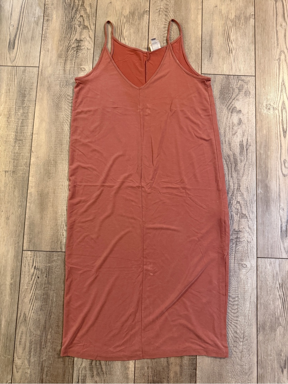 a new day Rusty Terracotta V-Neck Midi Slip Dress